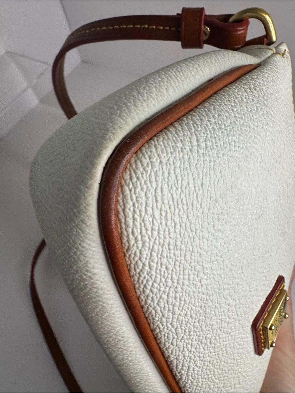 #380 Dooney & Bourke Lexi Small Pebbled Leather Crossbody Bag